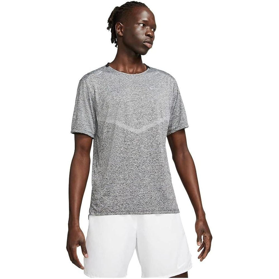 Nike Stride Dri-FIT ADV Short-Sleeve Running Top - Grey