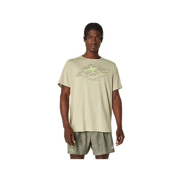 Asics Fujitrail Logo SS Core T-shirt - Corta beige