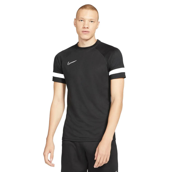 Nike Dri-FIT Academy short-sleeve football top - Black / White