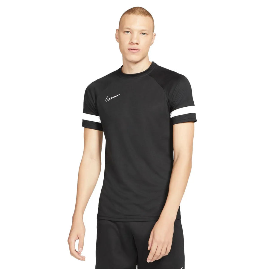 Nike Dri-FIT Academy short-sleeve football top - Black / White