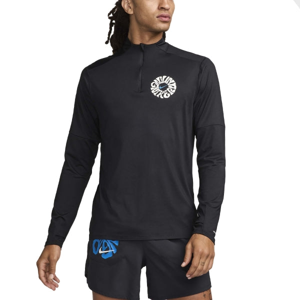 Nike Run Energy Dri-FIT 1/4-Zip Running Top - Black