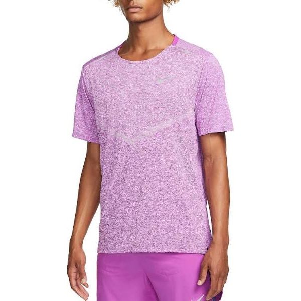 Nike Stride Dri-FIT ADV Short-Sleeve Running Top - Purple