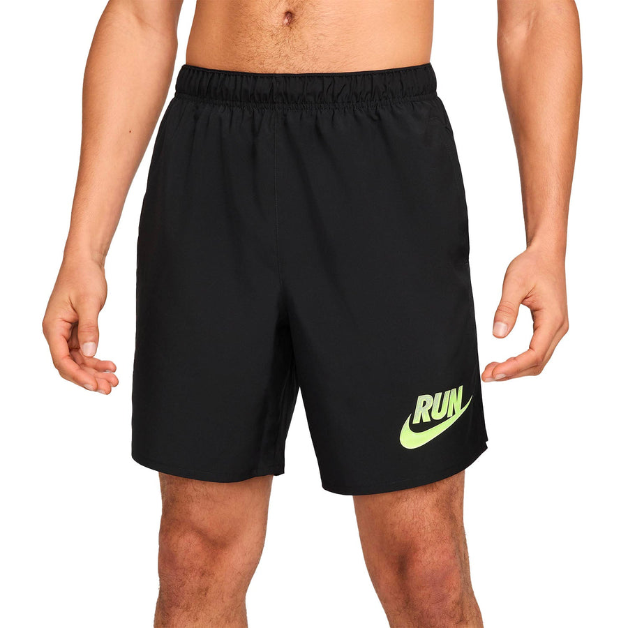 Nike Run Energy HBR UV Challenger Shorts- Black