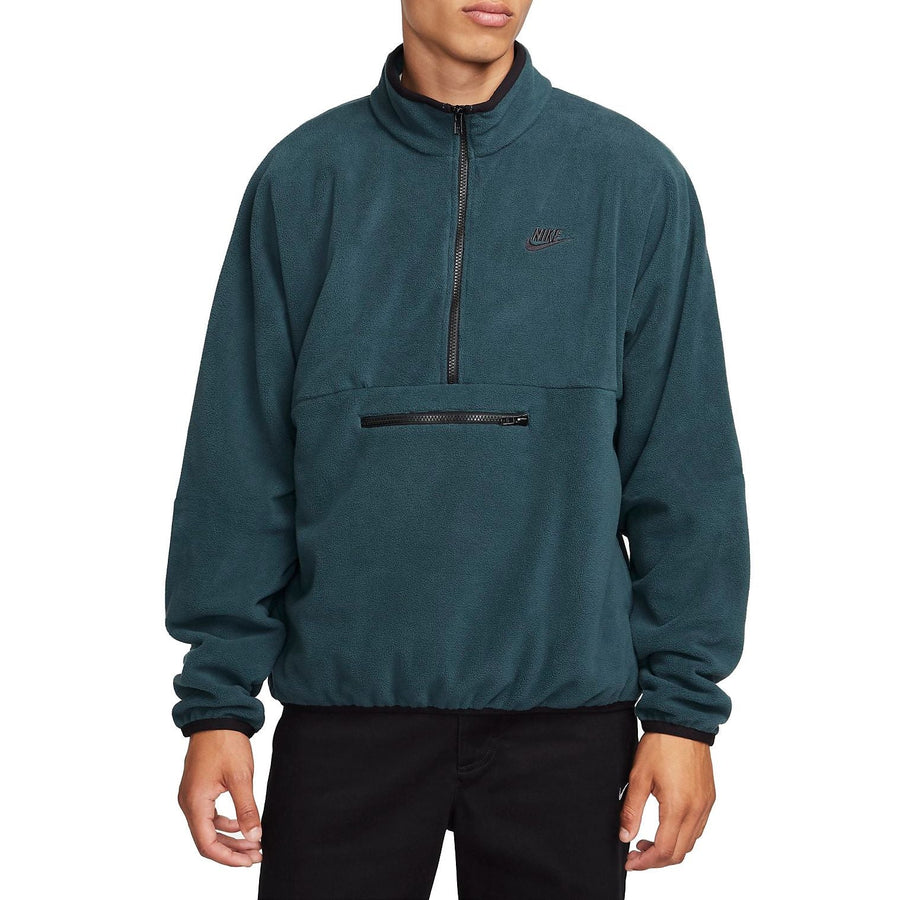 Nike Club Fleece Polar Fleece Half Zip - Deep Jungle