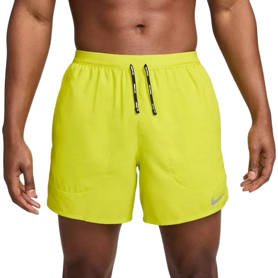 Nike Stride Dri-FIT 18cm Brief-Lined Running Shorts - Bright Cactus