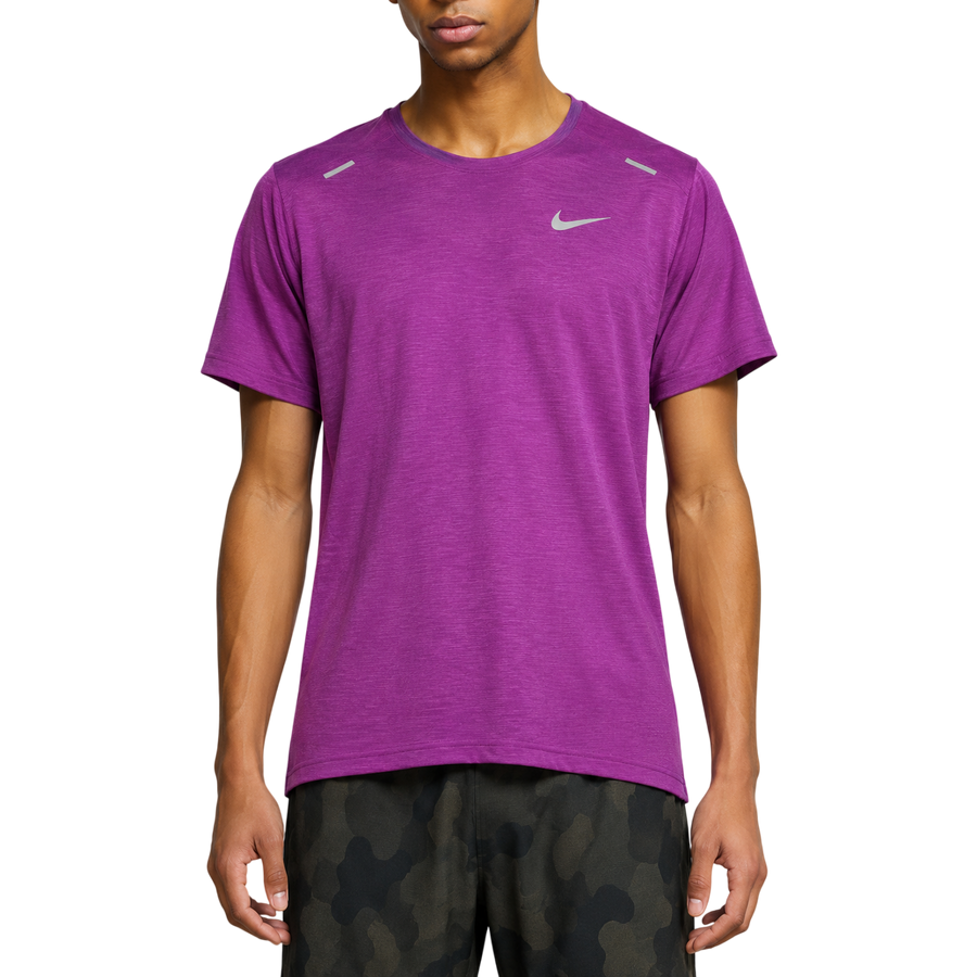 Nike Stride Dri-FIT ADV Short-Sleeve Running Top - Lilac