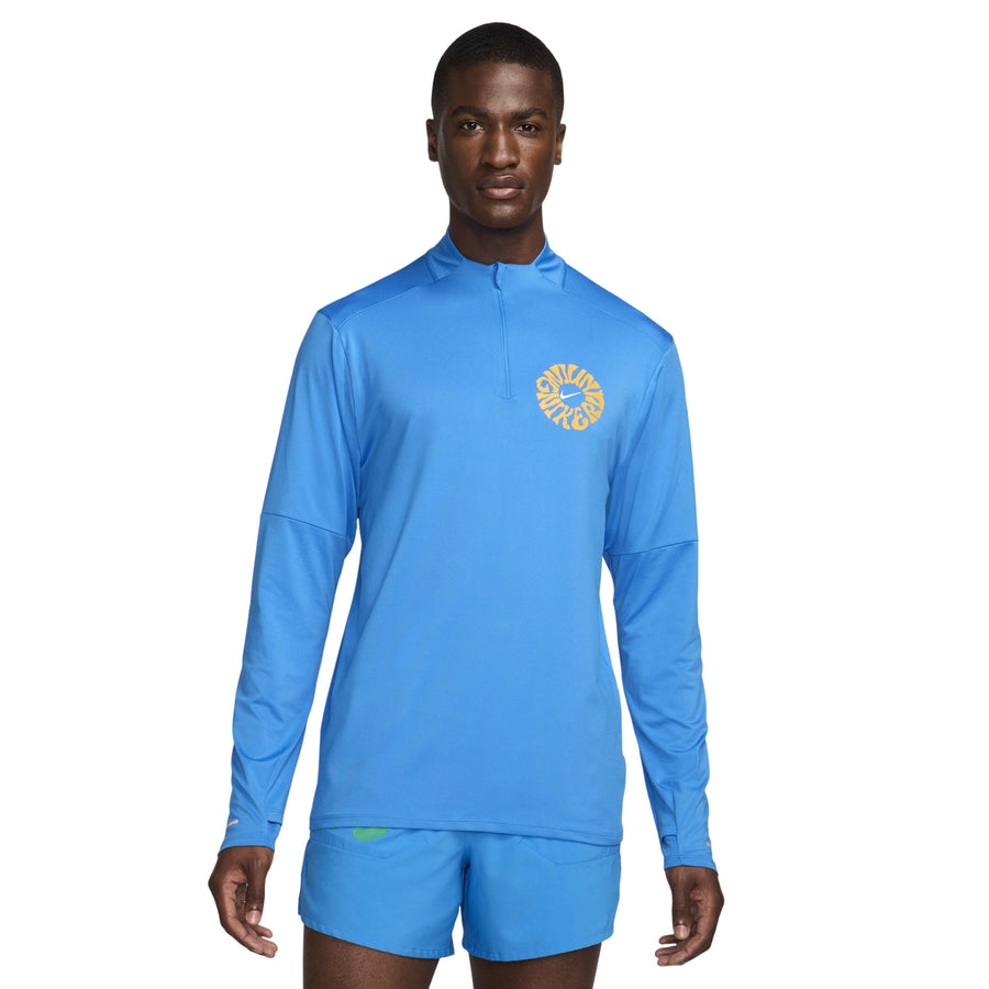 Nike Run Energy Dri-FIT 1/4-Zip Running Top - Blue