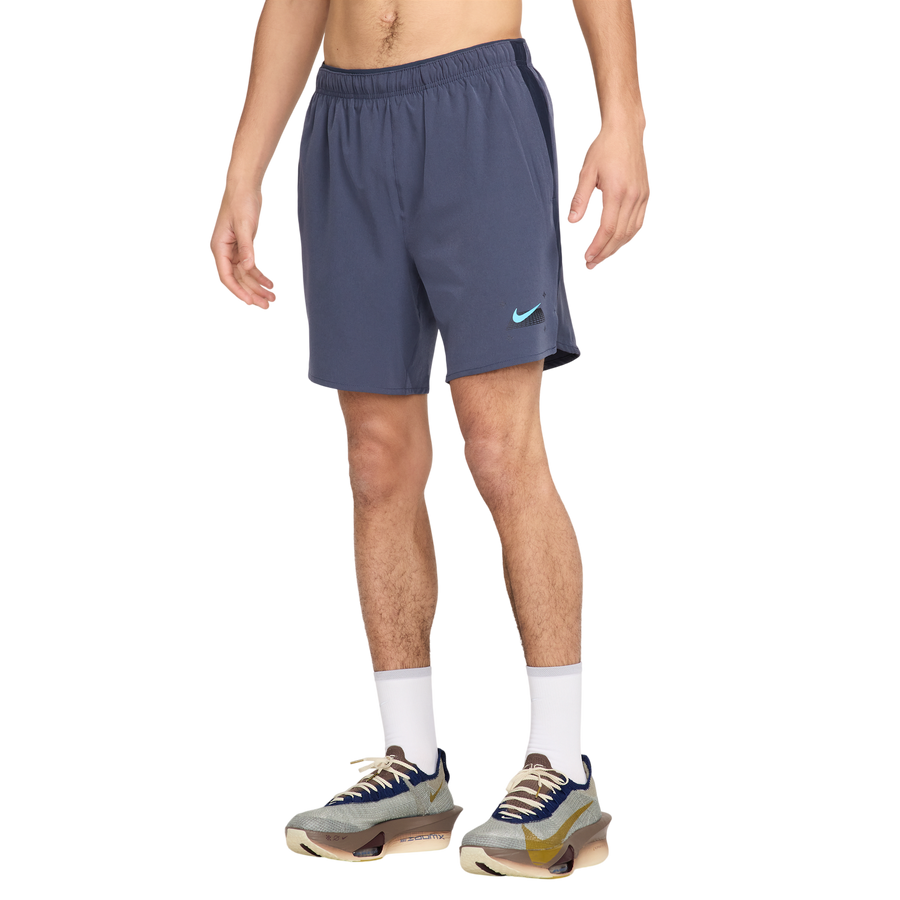Nike Challenger 18cm Brief-Lined Shorts - Thunder Blue