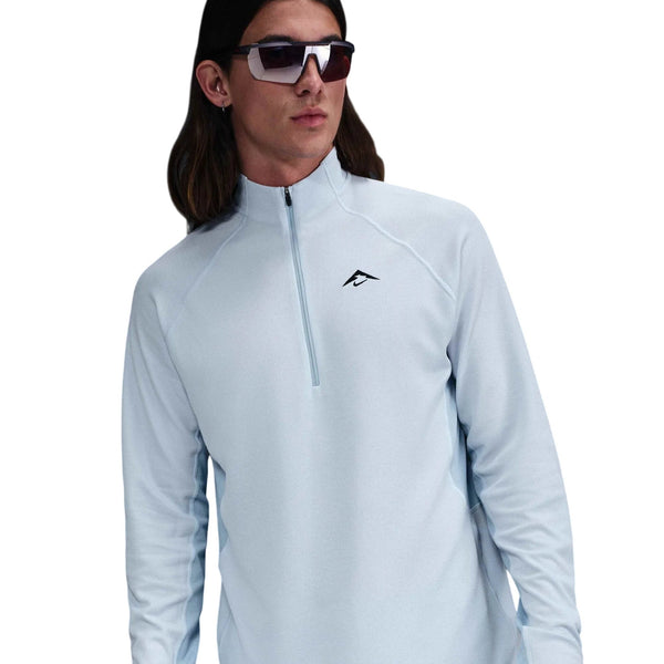 Nike Trail Dri-FIT 1/2-Zip mid-layer top - Football Grey / Light Armoury Blue / Black
