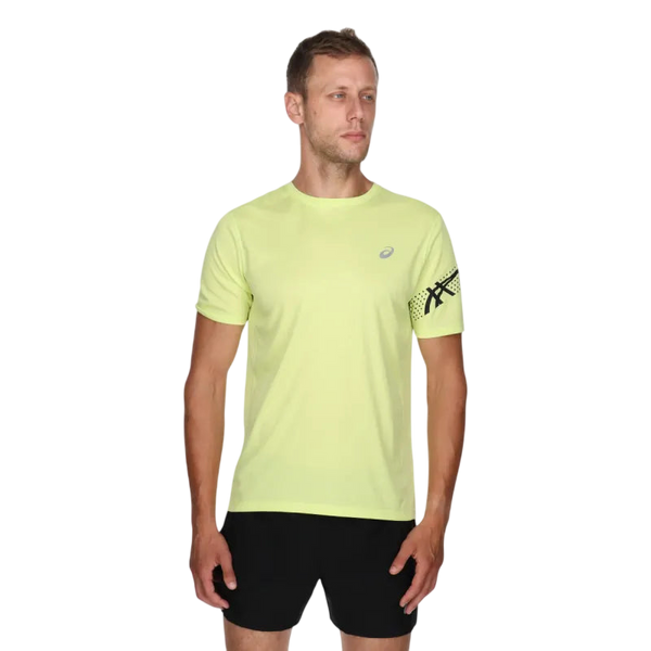 Asics Icon Short Sleeve Top - Lemon