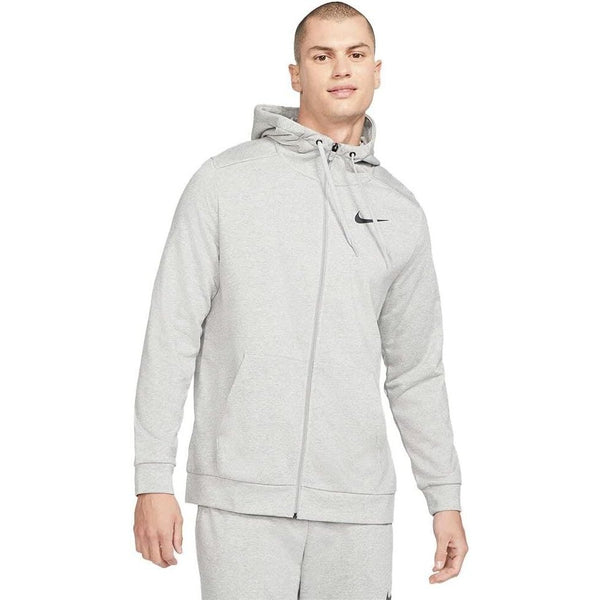 Nike Dry Dri-FIT Hooded Fitness Full Zip Hoodie- Grey