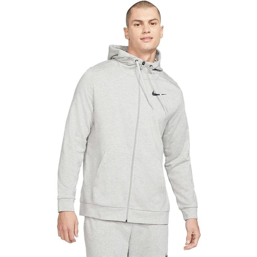 Nike Dry Dri-FIT Hooded Fitness Full Zip Hoodie- Grey